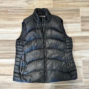 Womens Rei Black Goose Down Puffer Vest Gilet
